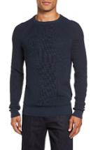 Men's Nordstrom Men's Shop Crewneck Sweater, Size - Blue