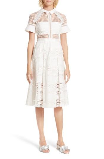 Women's Self-portrait Raglan Midi Dress