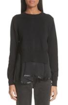 Women's Noir Kei Ninomiya Georgette Hem Sweater