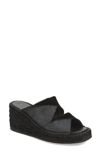 Women's Kelsi Dagger Brooklyn Inwood Wedge Sandal M - Black