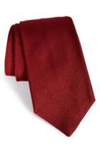 Men's Gitman Solid Silk Tie, Size X-long - Burgundy