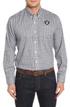 Men's Cutter & Buck League Oakland Raiders Fit Shirt, Size Small - Black