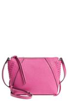 Vince Camuto Ilda Leather Crossbody Bag - Pink
