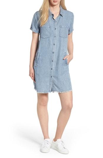 Women's Billy T Ticking Stripe Dress - Blue