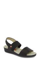 Women's Softinos By Fly London Alp425sof Sandal .5-6us / 36eu - Black