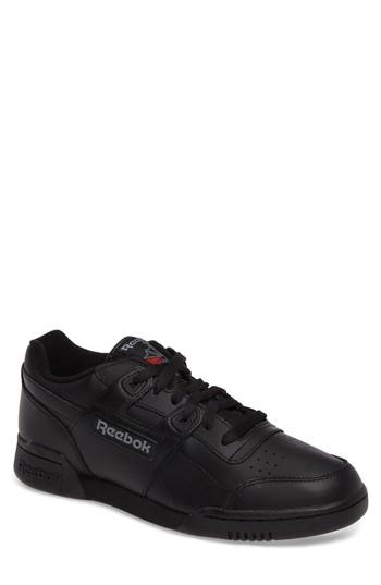 Men's Reebok Workout Sneaker, Size 10 M - Black