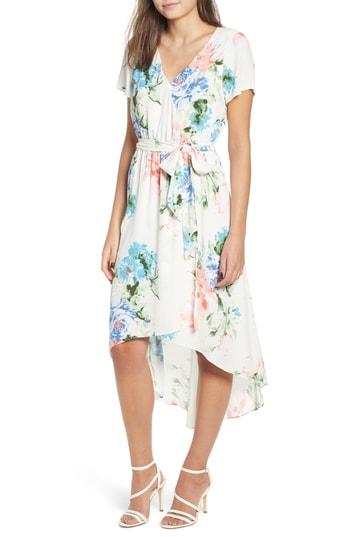 Women's Leith Wrap Midi Dress, Size - Ivory