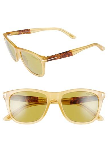 Women's Tom Ford Andrew 54mm Sunglasses - Honey/ Yellow/ Green