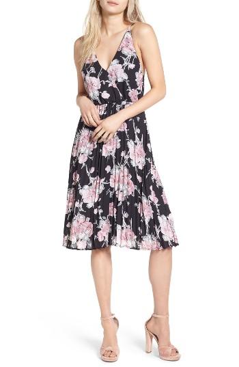 Women's Leith Surplice Floral Print Midi Dress