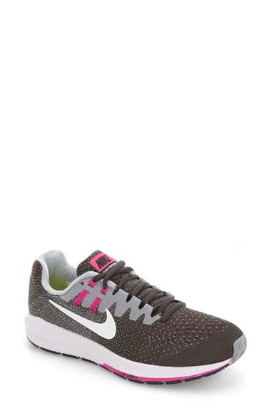 Women's Nike Air Zoom Structure 20 Running Shoe .5 M - Grey