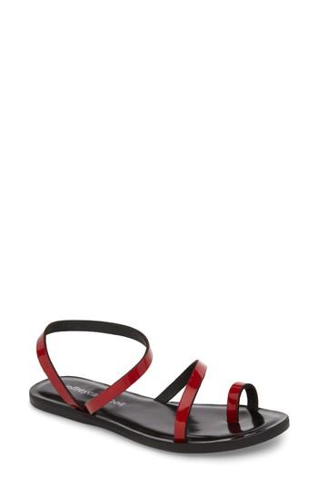 Women's Jeffrey Campbell Santen Strappy Sandal M - Red