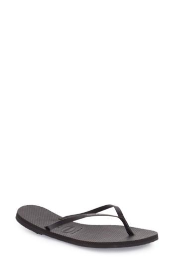 Women's Havaianas 'you' Flip Flop /38 Br - Black