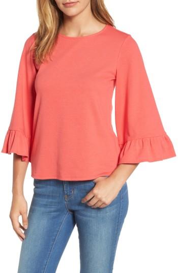 Women's Gibson Bell Sleeve Sweatshirt - Red