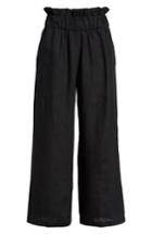 Women's Faithfull The Brand Varadero High Waist Linen Pants - Black