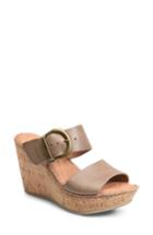 Women's B?rn Emmy Wedge Sandal M - Beige