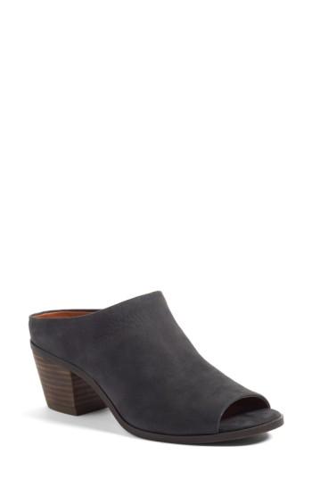 Women's Lucky Brand Benah Block Heel Mule .5 M - Black
