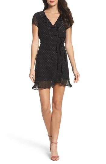 Women's Bardot Faux Wrap Minidress