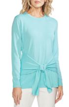 Women's Vince Camuto Tie Front Sweater - Blue