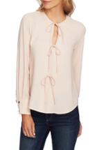 Women's 1.state Center Tie Blouse - Pink
