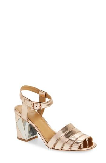 Women's Tory Burch 'bellman' Cutout Sandal M - Pink