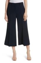 Women's Milly Hayden Crop Wide Leg Pants - Blue