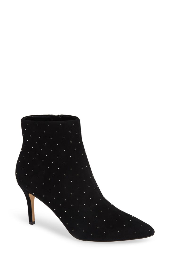Women's Something Navy Eliza Studded Bootie M - Black