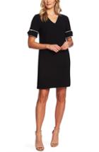 Women's Cece Bow Trim Shift Dress - Black