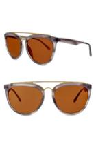 Women's Smoke X Mirrors Volunteers 56mm Sunglasses - Grey Bucolic/ Matte Gold