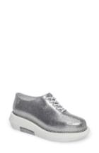 Women's Melissa Grunge Vitorino Water Resistant Oxford M - Metallic