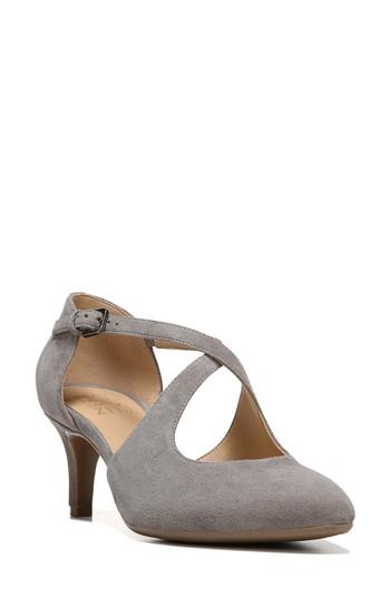 Women's Naturalizer 'okira' Crisscross Pump .5 W - Grey
