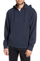 Men's Vince Regular Fit Half Zip Hoodie, Size - Blue