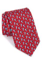 Men's Vineyard Vines 'lacrosse' Silk Tie, Size - Red