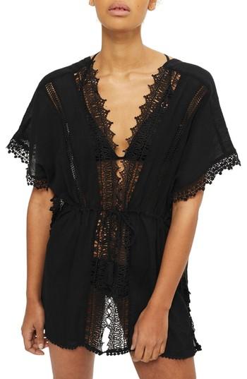 Women's Topshop V-neck Cover-up Caftan