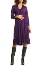Women's Everly Grey Pia Print Maternity/nursing Dress - Purple