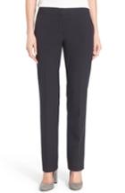 Petite Women's Halogen 'taylor - Ela' Straight Leg Suit Pants P - Blue