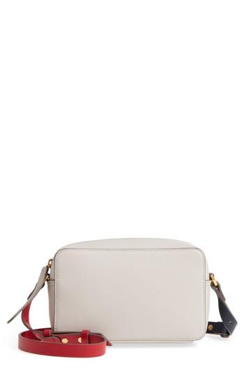 Anya Hindmarch Mini Circles Leather Crossbody Bag - Grey