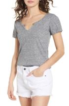 Women's Pst By Project Social T Notch Neck Tee - Grey