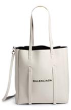 Balenciaga Extra Small Everyday Calfskin Tote - White