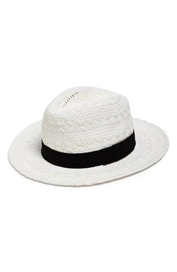 David & Young Fedora White