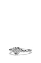 Women's David Yurman 'chatelaine' Heart Ring With Diamonds