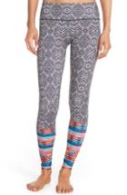 Women's Onzie Graphic Long Leggings, Size M/l - Black