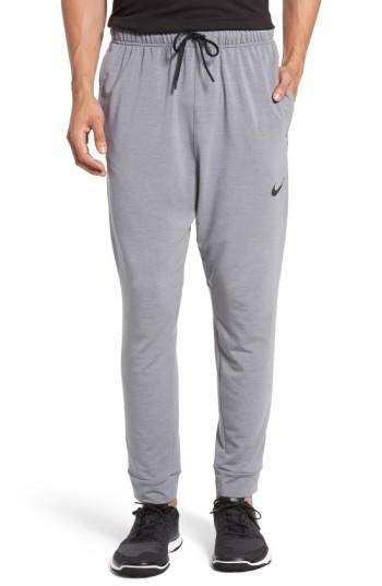 Men's Nike Dri-fit Fleece Training Pants, Size - Grey