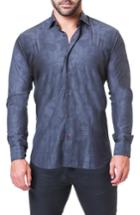 Men's Maceoo Fibonacci Dimension Trim Fit Sport Shirt (s) - Grey