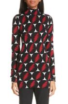 Women's Proenza Schouler Lightning Print Silk Sweater - Black