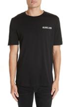 Men's Helmut Lang Dart Logo T-shirt - Black