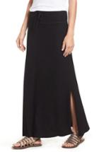 Women's Gibson Fleece Maxi Skirt - Black