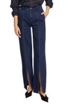 Women's Habitual Suri High Waist Slit Front Jeans - Blue