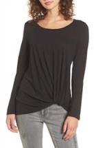 Women's Bp. Twist Hem Tee - Black