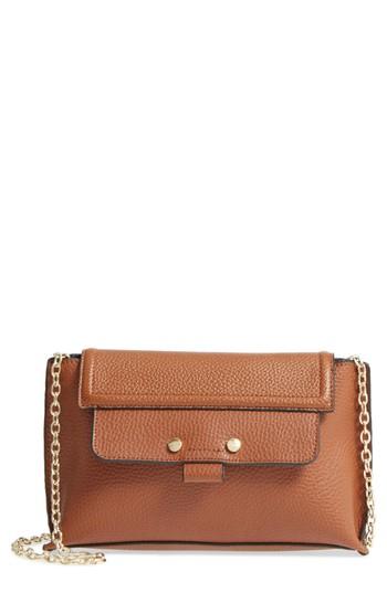 Danielle Nicole Palmer Leather Clutch - Brown