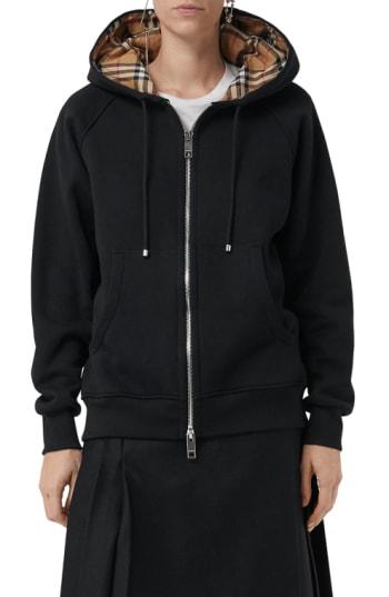 Women's Burberry Hackfall Hoodie - Black